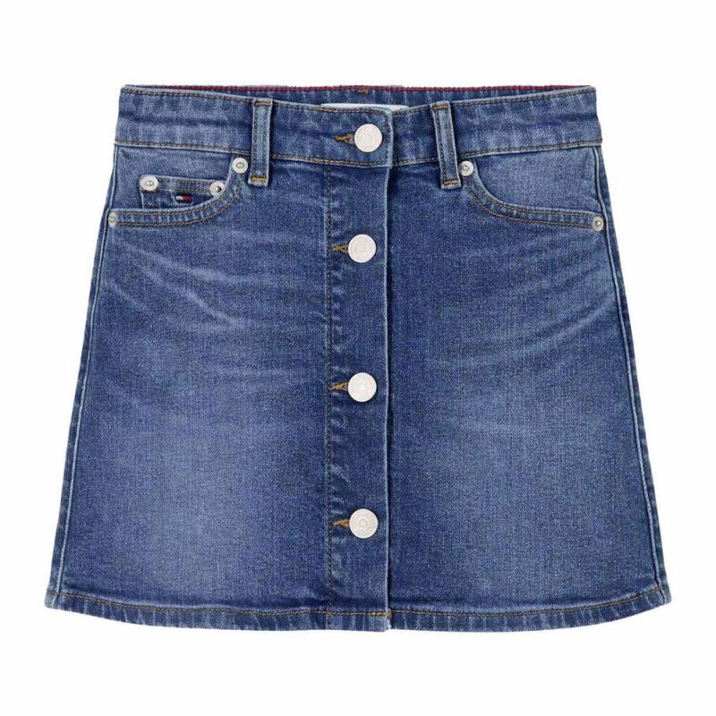 Tommy Hilfiger Button Through Denim Skirt 6-7Y image number 0